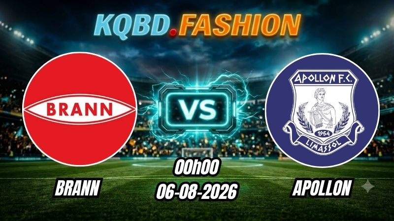Soi kèo nhà cái trận Brann vs Apollon 00h00 Ngày 06/08/2026