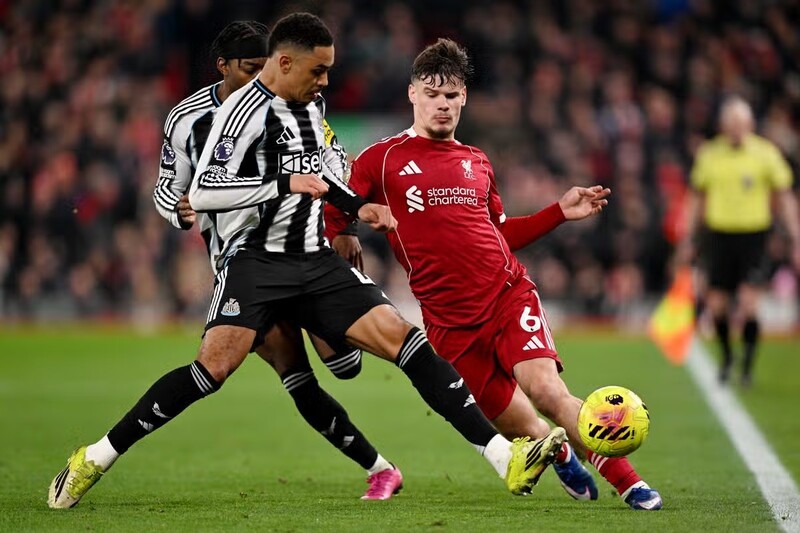 Đội hình dự kiến Newcastle vs Liverpool
